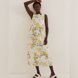 Fat Face Laurie Floral Sleeveless Maxi Dress Boho Size 12